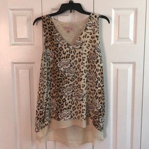 Philosophy Medium Cheetah and Pink Shirt